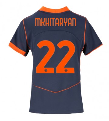 Inter Milan Henrikh Mkhitaryan #22 Tredjetrøje Dame 2025-26 Kortærmet